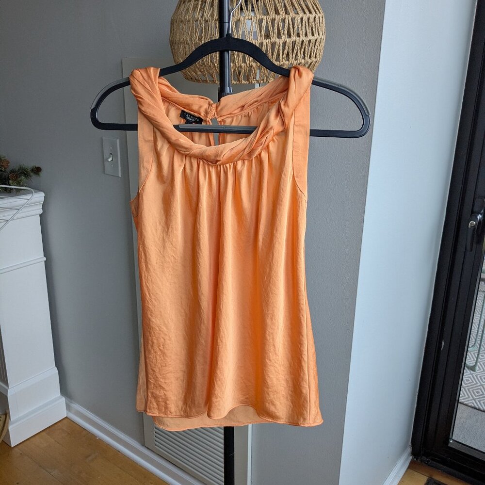 Orange Talbots Blouse